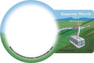 Kasprowy Wierch DEKORATÍVNY MAGNET na CHLADNIČKU Suvenírový MAGNET s pečiatkou