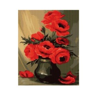 Diamantové vyšívanie Diamant 30x40cm Mak DPX-15799