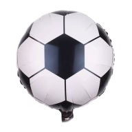 FÓLIOVÁ BALÓN FUTBAL NARODENINOVÁ DEKORÁCIA HEL