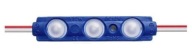Obdĺžnikový LED modul LG 3xSMD2835 0,72W ​​modrý