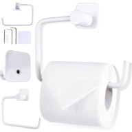 Držiak NA TOALETNÝ PAPIER, biely držiak na stenu