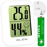 LCD TEPLOMER MINI METEOSTANICA POČASIE HYGROMETER MAGNET SADA BATÉRIE