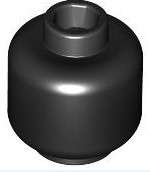 LEGO 3626c HEAD HEAD čierna NOVINKA (1g)
