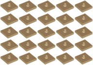 LEGO 87580 TANIER 2x2 tmavý piesok (15g) 25 ks