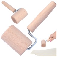 DREVENÝ VALEC NA PIZZOVÉ CESTO PODNÁK NA CESTO MALÝ S RUŠŤOU VALEC 17 CM