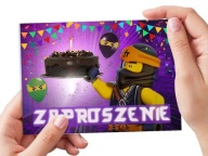 LEGO NINJAGO POZVÁNKA NA NARODENINY DIEŤAŤA + OBÁLKA ZDARMA