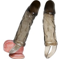 KRYT NA PENIS s krúžkom PREDĹŽUJE a ZHRÚŠŤUJE penis o 10 cm