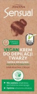 JOANNA SENSUAL VEGAN depilačný krém na tvár