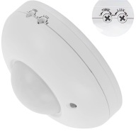 KANLUX PIR LED snímač pohybu stropný ZONA 1200W 360° povrchová montáž biela