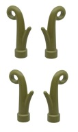 Rastlinná tráva LEGO Olive Green 15279 4ks