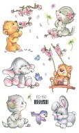 Umývateľné tetovanie pre deti GLITTER ANIMALS EG150