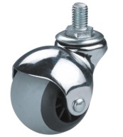 SADA NÁBYTKOVÝCH KOLIES S GUĽOVÝMI VALIČKAMI OTOČNÉ KOLESÁ GUMOVÉ KOLESÁ 50MM 60KG