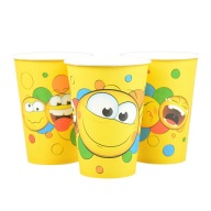 Papierové poháre Birthday Faces Emotikony Smiles 200 ml, 8 ks + poplatok za SUP