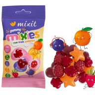 Prírodné ovocné mixy Gumičky pre deti bez cukru Mixit 35g