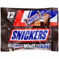 Snickers mini - 12 malých tyčiniek - 227 g.