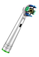 BIELIACI náhradný TIP PRE elektrickú zubnú kefku ORAL-B