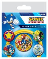 Odznakové špendlíky na batoh SONIC na oblečenie