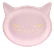 Narodeninové taniere Cat Kitten 6 kusov 22x20 cm Narodeninové