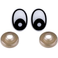 OČI bezpečný čierny maskot ROZPRÁVKA 2,5 mm