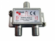SAT rozbočovač, 1x2 Triax SCS-2