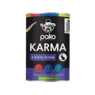 SUPER KONZERVY VLHKÉ JEDLO PAKO RABBIT 65% MÄSO 400G