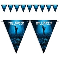 BANNER girlanda VLAJKY hrob HALLOWEEN pazúr LEBKA