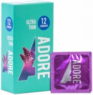 ADORE Ultra Thin ultratenké kondómy 12 ks