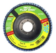 Lamelový lamelový kotúč pre oceľ 115 mm P60