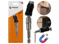 Uhlový adaptér pre vrtáky na skrutkovacie bity HEX držiak 1/4' magnetický 7643