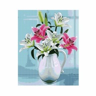Diamantové vyšívanie Diamantové kvety 30x40cm DPX-03250