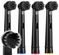 4x NÁHRADNÉ HLAVICE NA PRESNÉ ZUBNÉ KEFKY ORAL-B BLACK