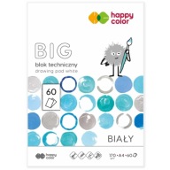 A4 TECHNICKÝ BLOK BIELY VEĽKÝ 170G 60 LIST HAPPY