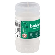 Parafínové vložky do sviečok Bolsius č.2 Doba horenia: 45 hodín