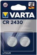 2 x LÍTIOVÁ BATÉRIA 2430 VARTA CR2430 DL2430 BR2430