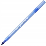 Jednorazové pero BIC Round M modré 1 mm