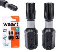 HROTY SKRUTKOVAČA T27 25 mm TORX NÁRAZOVÉ BITKY 2x