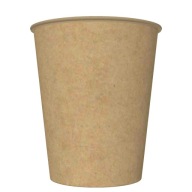 Hnedé EKO poháre jednorazové, prírodné, párty, záhradná párty, 250 ml/8 ks