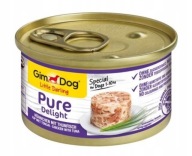 GIMDOG PURE DELIGHT CHICKEN & TUNA 85g