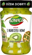 ŁOWICZ Džem z egrešov a kiwi 280g