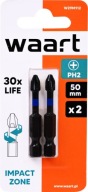 Nárazové bity s krížovou hlavou PH2x50mm - 2 ks