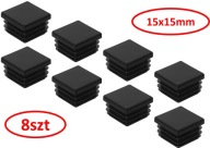 Násuvná koncovka na stoličky pre profily 15x15, 8 ks