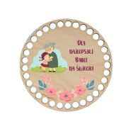 BSZ682-UV Základňa košíka - potlač, kruh 15 cm - Den