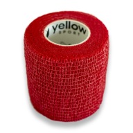 Samolepiaca stabilizačná súdržná bandáž YellowBAND 5cm červená