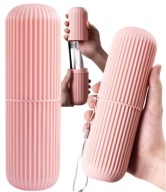 CASE CONTAINER TRAVEL Organizer na zubnú kefku, zubnú pastu, CLIpper, ružový