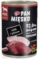 Panvica Mäso pre psov Morka s jeleňom 400g