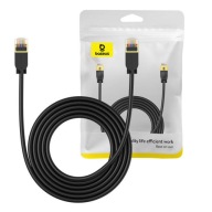 BASEUS INTERNETOVÝ LAN KÁBEL ETHERNETOVÝ SIEŤOVÝ KÁBEL RJ45 CAT.7 10GB 3M