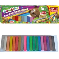 BAMBINO PLASTICINA 18 ZLATÝCH FARIEB + PODLOŽKA