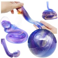 Krištáľová guľa SLIME SENSORY HROMADNÁ RAINBOW GALAXY