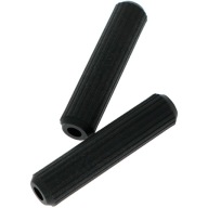 50 ks ČEPY RÝŽKOVANÉ do nábytku 8x35 mm PLAST ČIERNA
