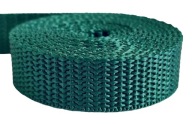 Nosná páska 15 mm, fľaškovozelený polypropylénový popruh